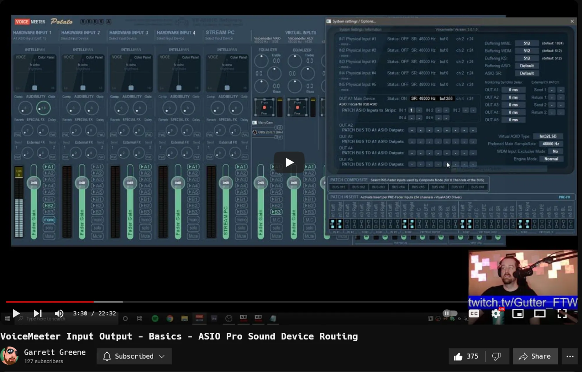 Cover for VoiceMeeter Potato - Basics - Low Latency ASIO Device Setup